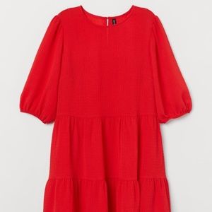 A-line Dress, Puff Sleeve Dress